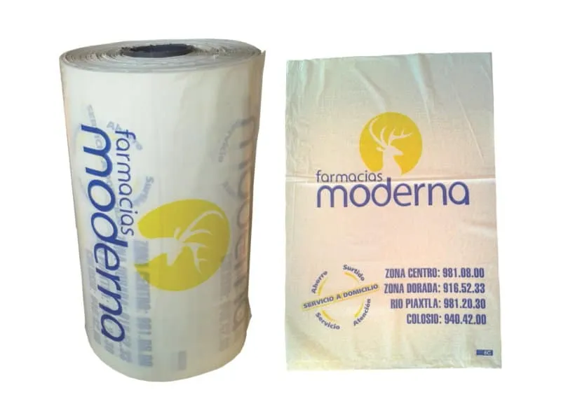 bolsas de plastico camiseta troquelada y rollo - Bolsa de Plastico