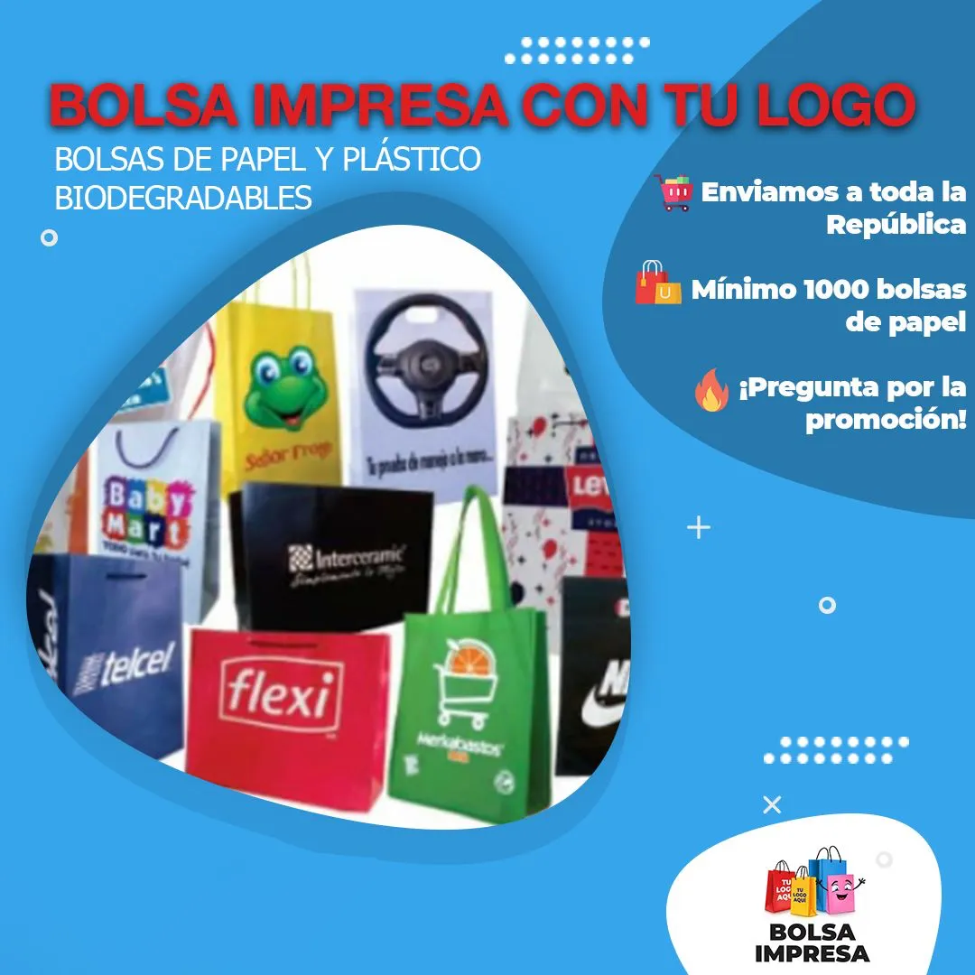 Bolsa impresa con tu logo